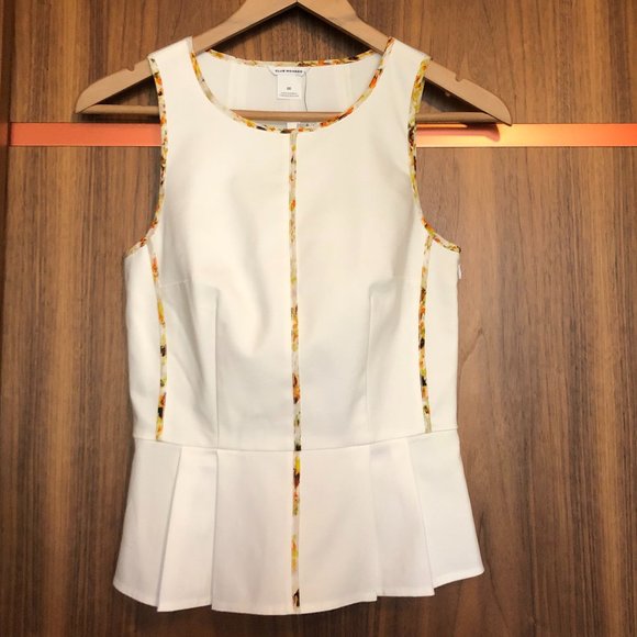 ✨HOST PICK✨ *BRAND NEW* Club Monaco (Danielle) Peplum Top - Size 00 - Picture 1 of 6